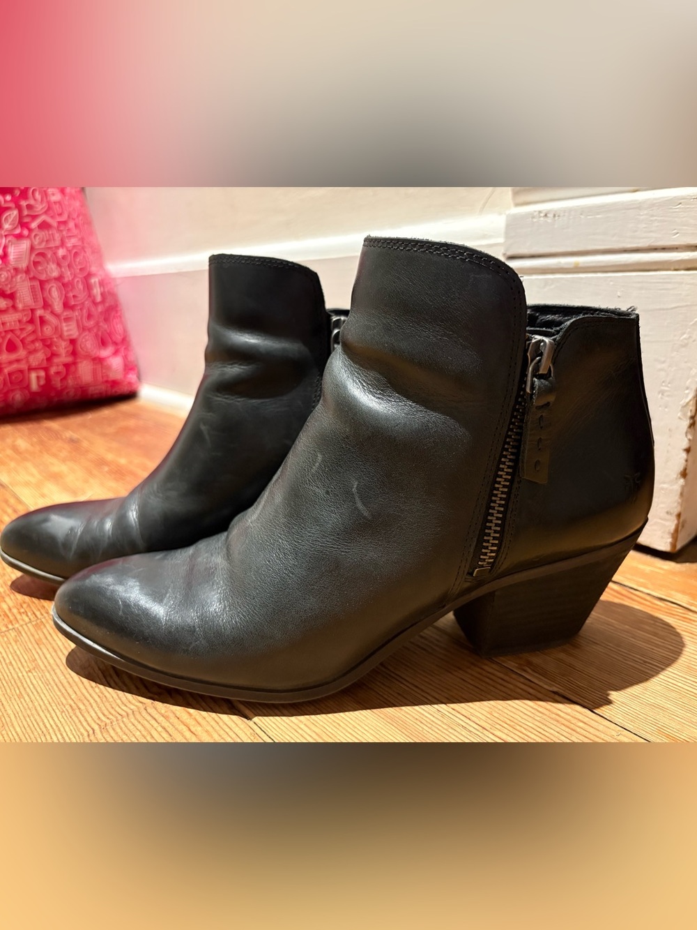 Frye Judith Double Zip Booties
